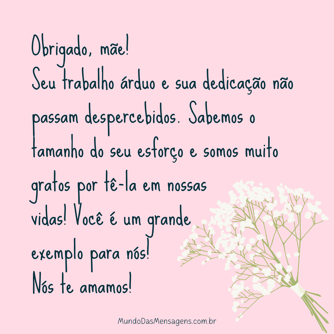 Nós te amamos! – Mundo das Mensagens
